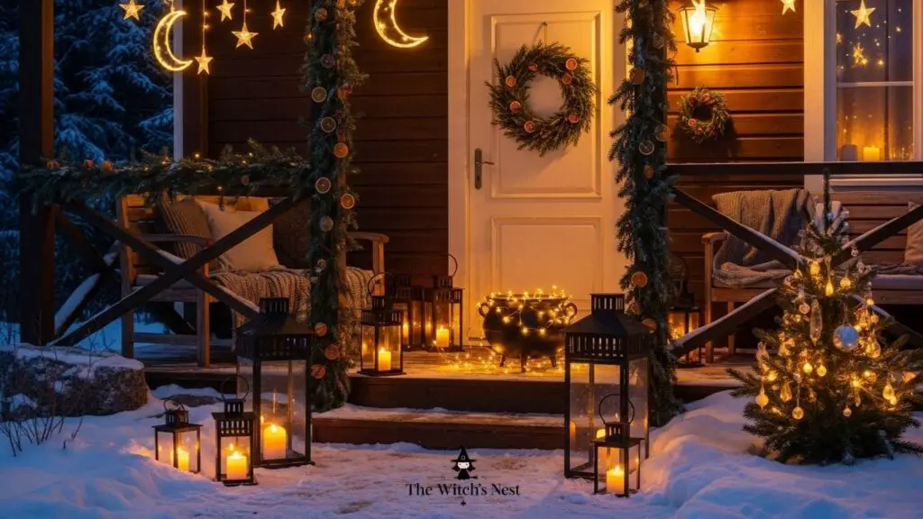 Witchy Christmas Decor Outdoor: Mystical Holiday Vibes for Your Porch & Garden
