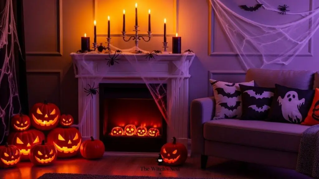 Spooky Halloween Living Room Decor Inspiration