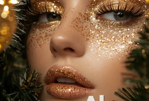 Maquillaje de Año Nuevo con Brillo: 8 Looks Glamourosos para Recibir el 2024