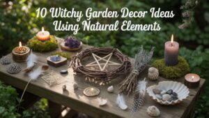 10 Witchy Garden Decor Ideas Using Natural Elements (10)