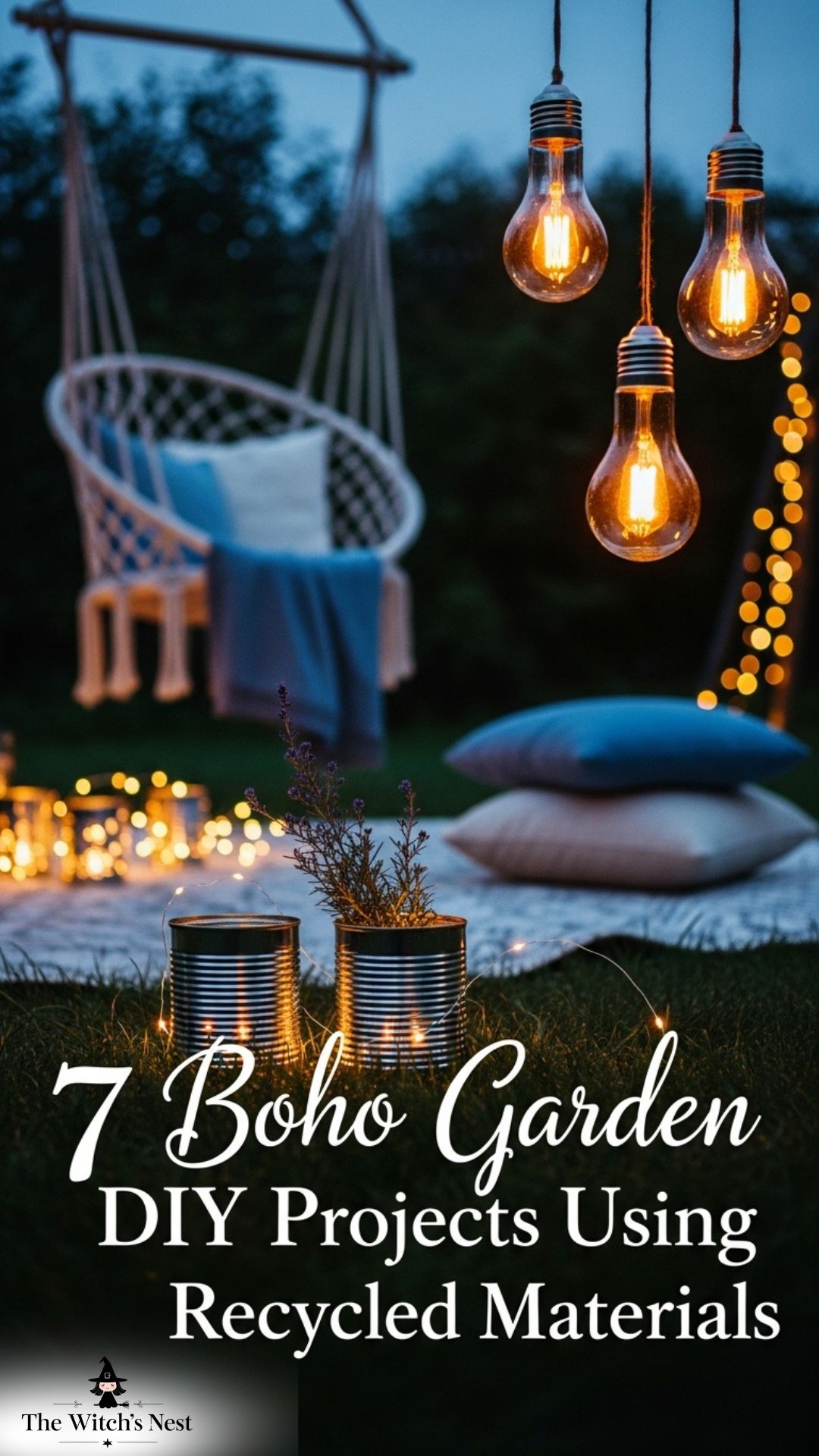 7 Boho Garden DIY Projects Using Recycled Materials - The Witch's Nest