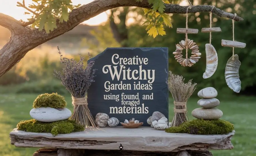 Creative Witchy Garden Ideas Using Found and Foraged Materials