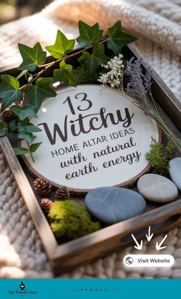 🌿 13 Witchy Home Altar Ideas with Natural Elements