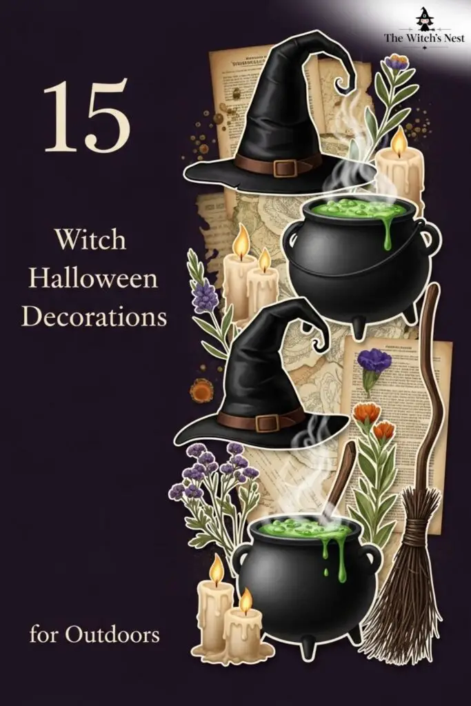 15 Witch Halloween Decorations for Outdoors