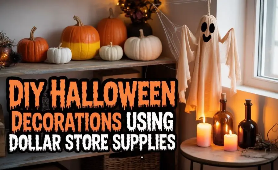DIY Halloween Decorations Using Dollar Store Supplies