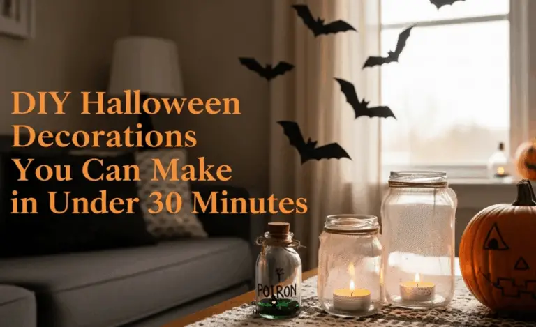 DIY Halloween Decorations You Can Make in Under 30 Minutes - The Witch ...
