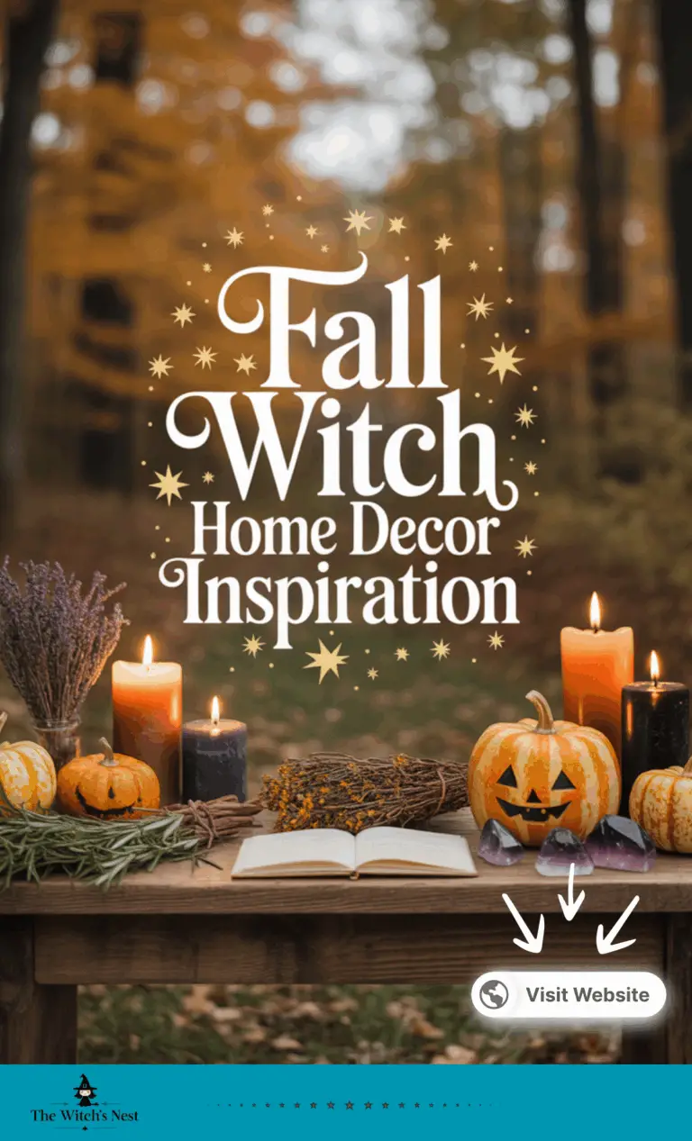 Fall Witch Home Decor with Pumpkins, Candles and Forest Vibes - The ...