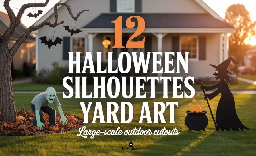 Halloween Silhouettes Yard Art: Large-Scale Outdoor Cutouts