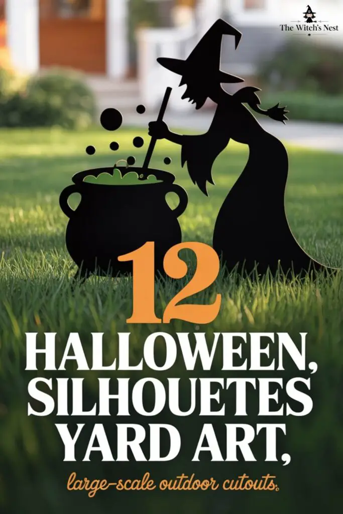 12 Halloween Silhouettes 🪓 for Spooky Yard Art That Stands Out 🎃