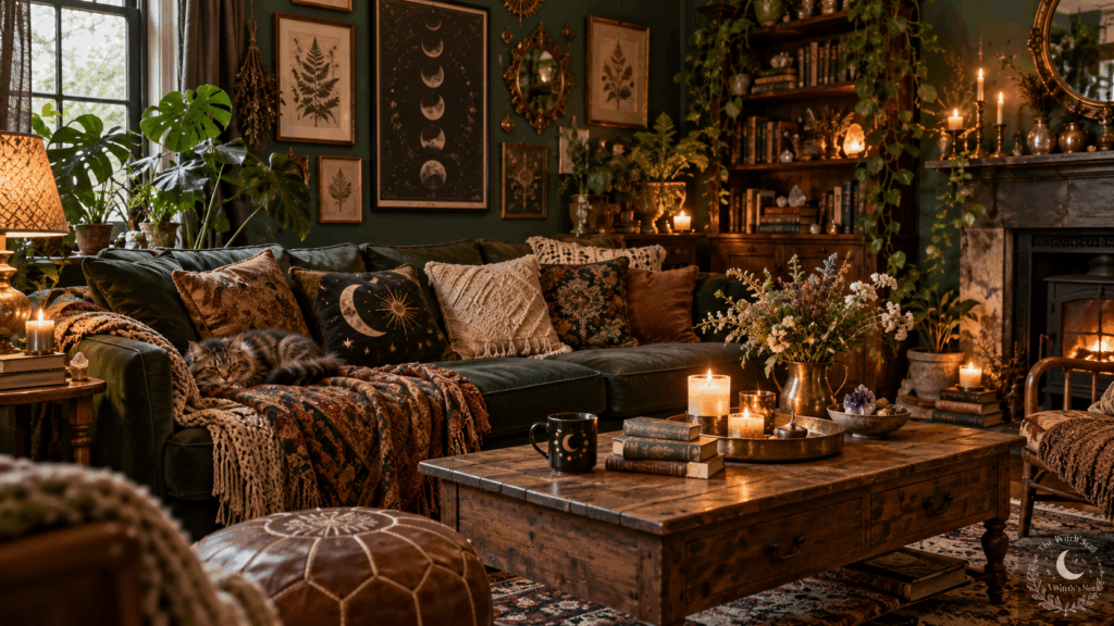 15 Witchy Boho Living Room Ideas for a Cozy, Magical Home