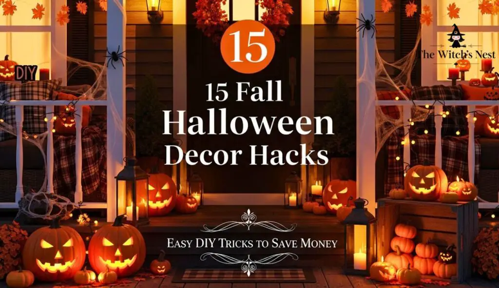 Fall Halloween Decor Hacks: 15 Easy DIY Tricks to Save Money
