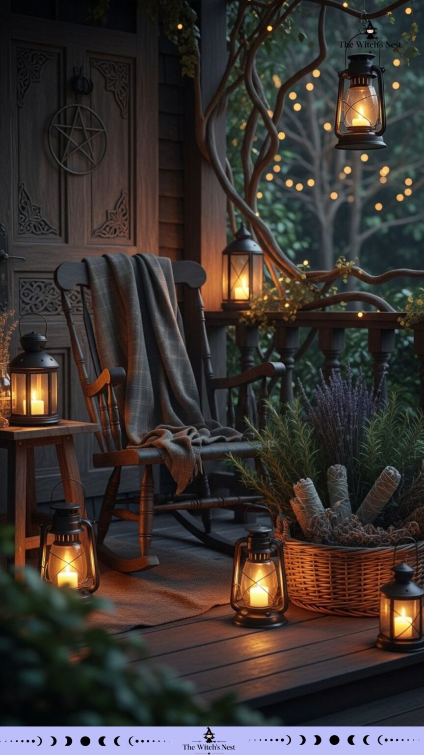 10 Witchy Porch Decor Ideas for Halloween - The Witch's Nest