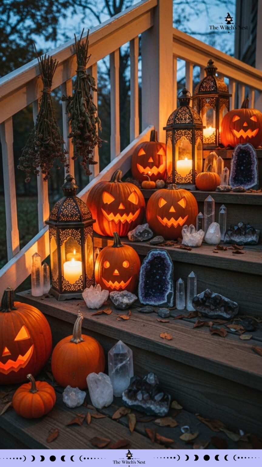 10 Witchy Porch Decor Ideas for Halloween - The Witch's Nest