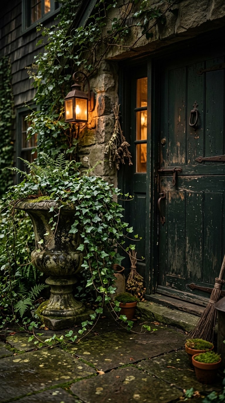 Trailing Ivy Urn - witchy decor idea