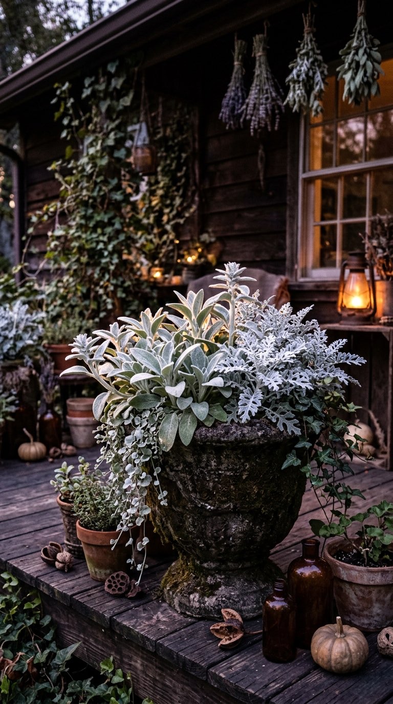 Moon Garden Planter - witchy decor idea