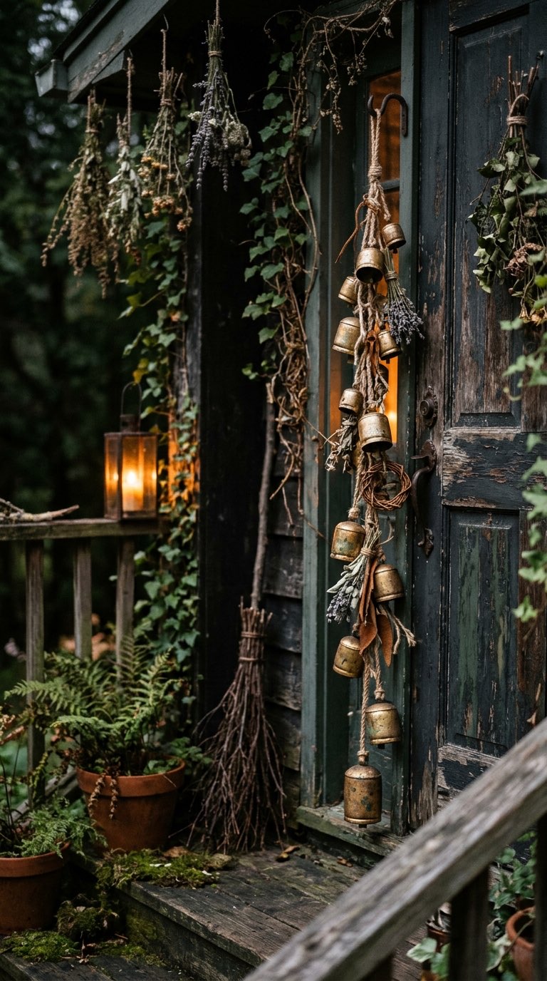 Brass Bells String - witchy decor idea