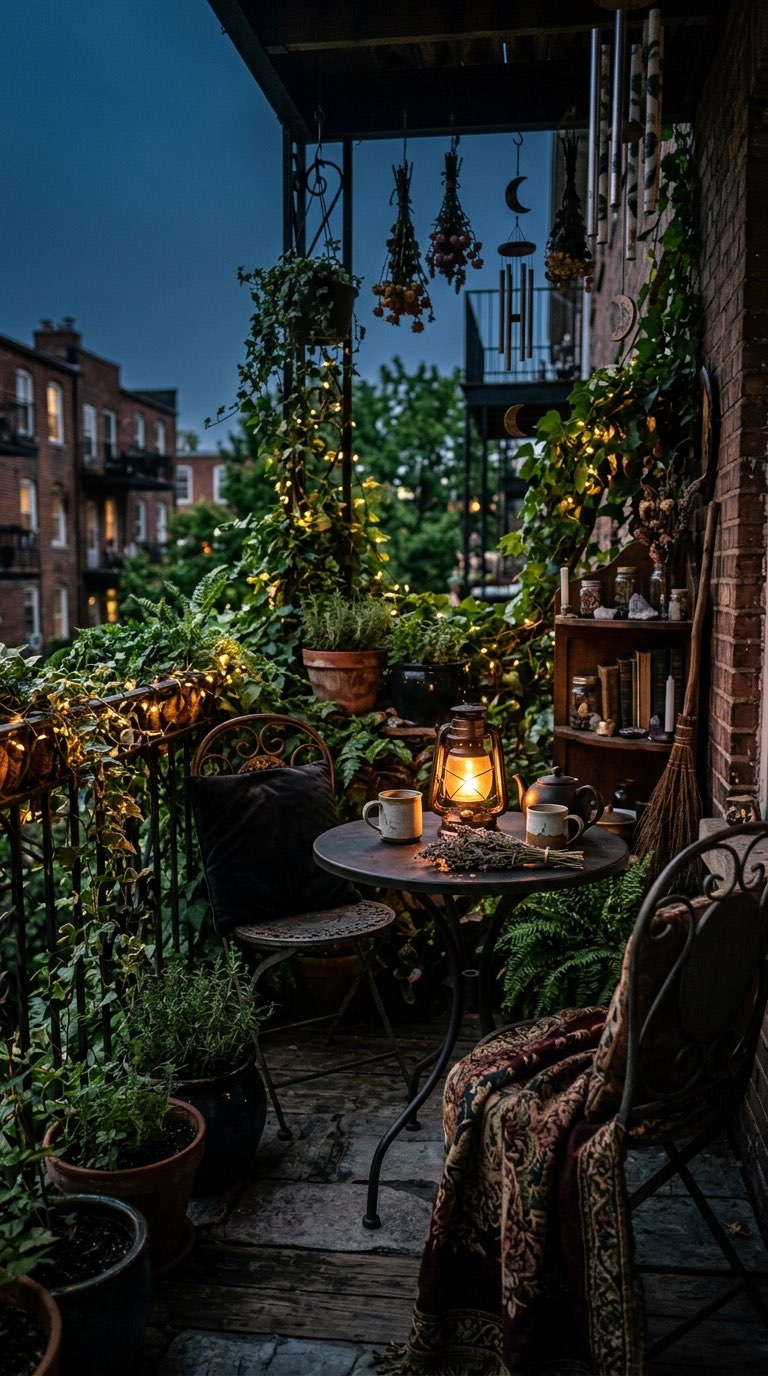Compact Bistro Set - witchy decor idea
