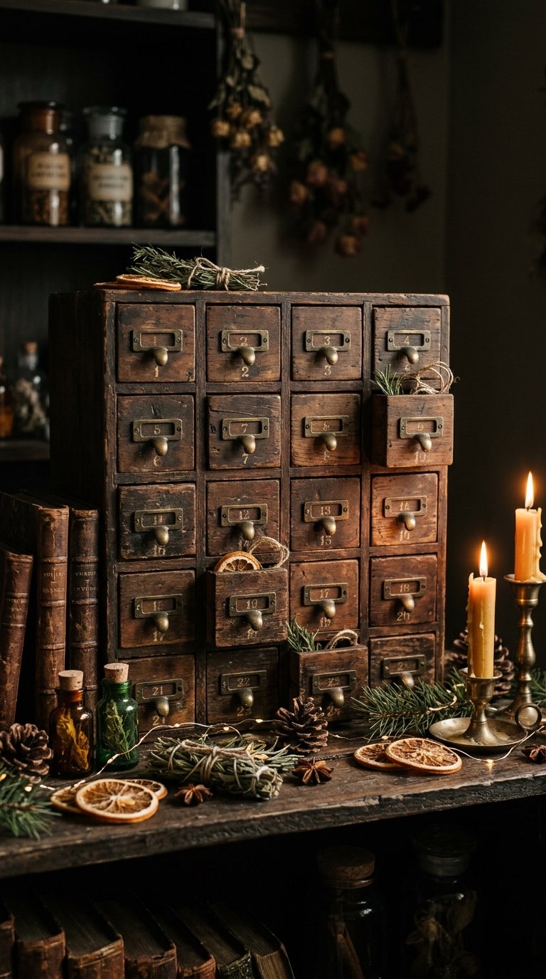 Apothecary Drawer Chest - witchy decor idea