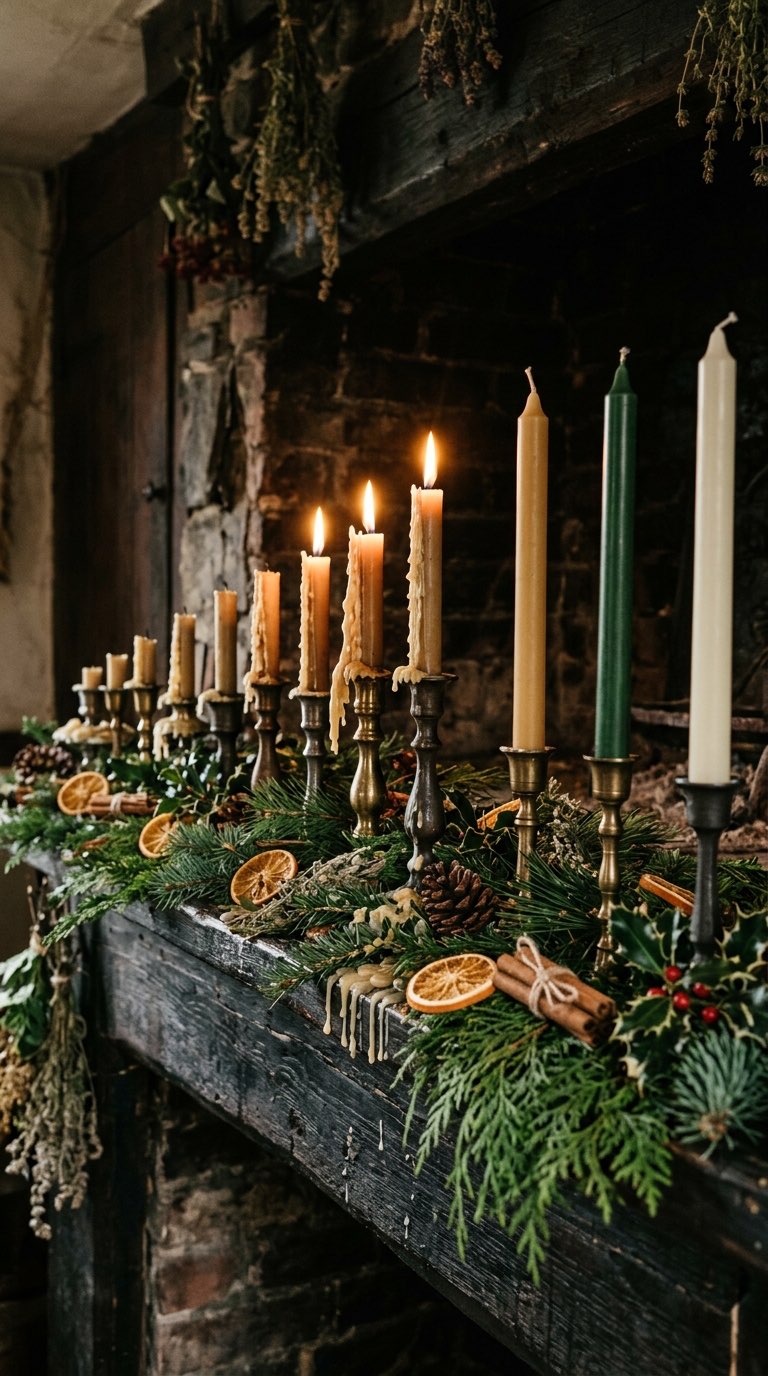 Candle Countdown - witchy decor idea