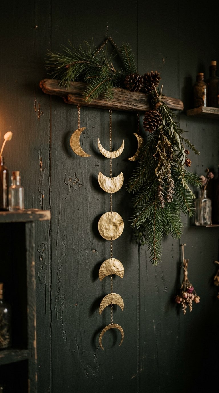 Moon Phase Calendar - witchy decor idea