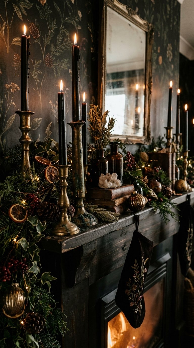 Brass Candlesticks - witchy decor idea