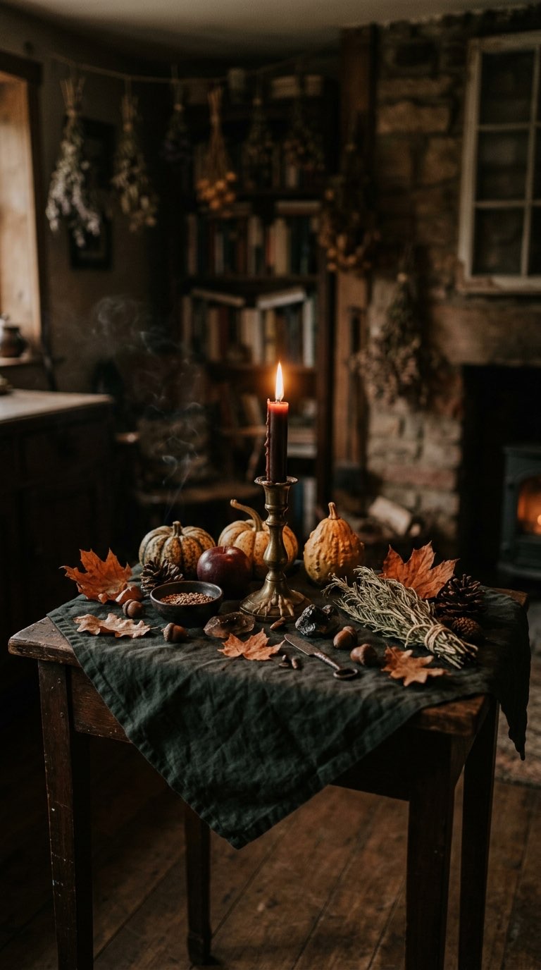 Start with a Clean Surface - witchy decor idea