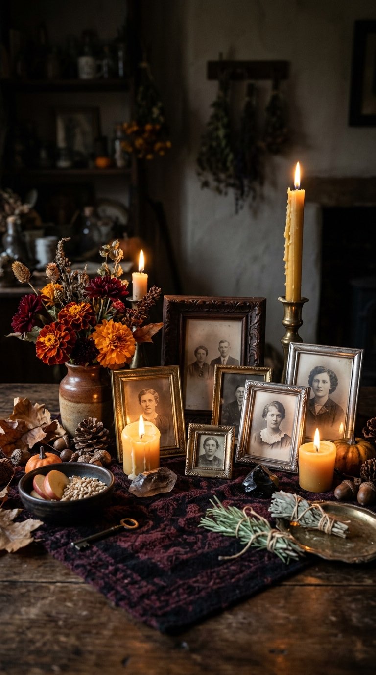 Photos of Loved Ones - witchy decor idea