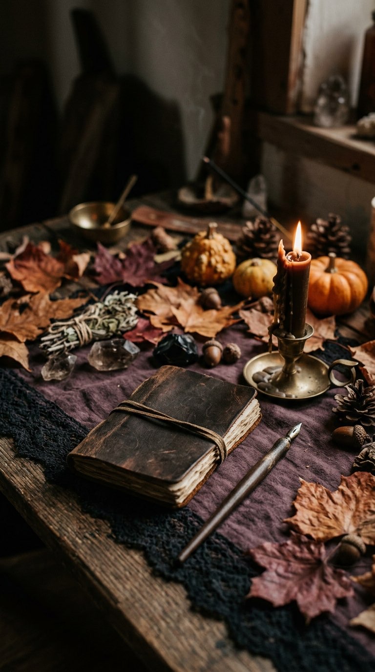 A Journal for Reflection - witchy decor idea
