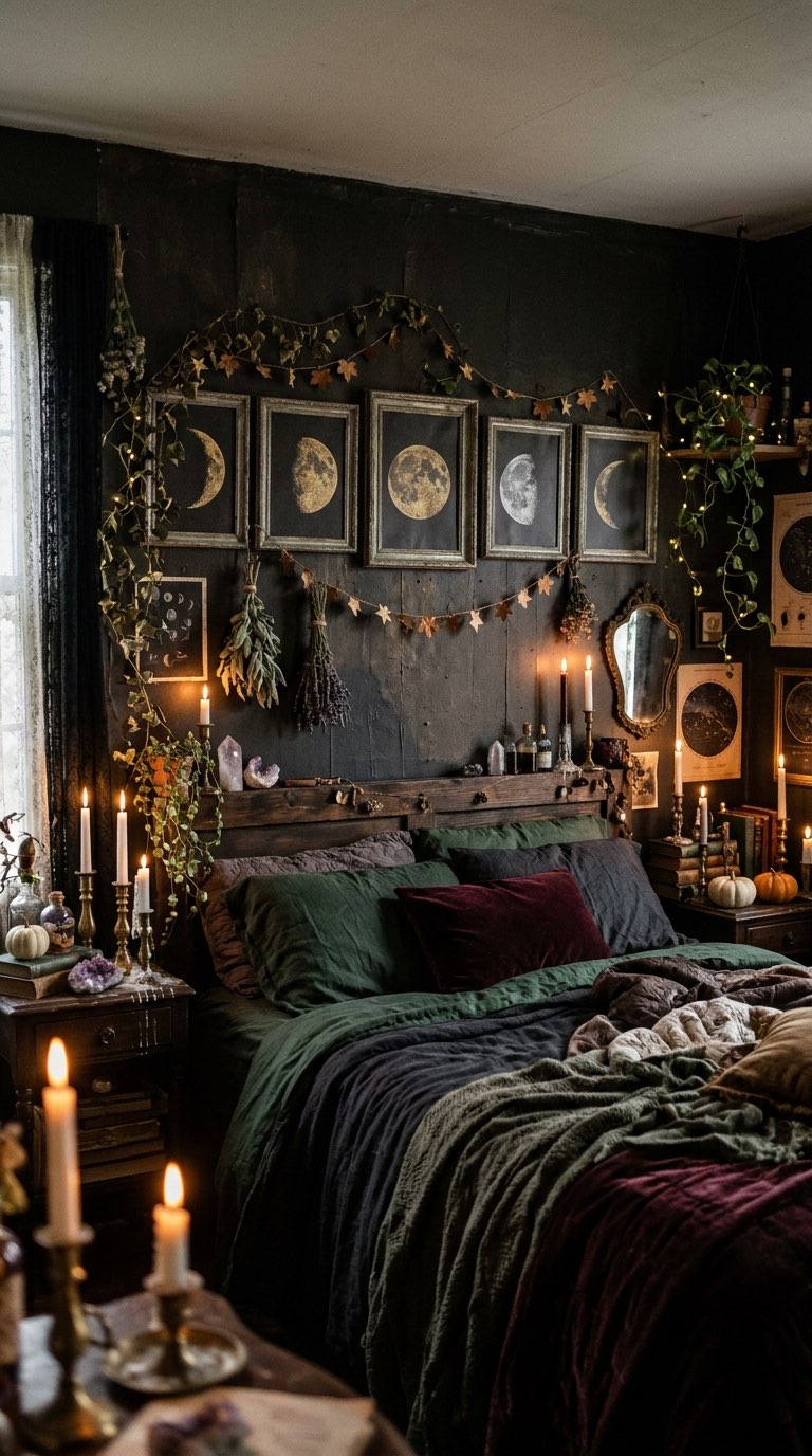 Moon and Star Wall Art - witchy decor idea