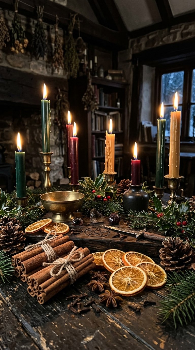 Cinnamon and Orange Offering - witchy decor idea