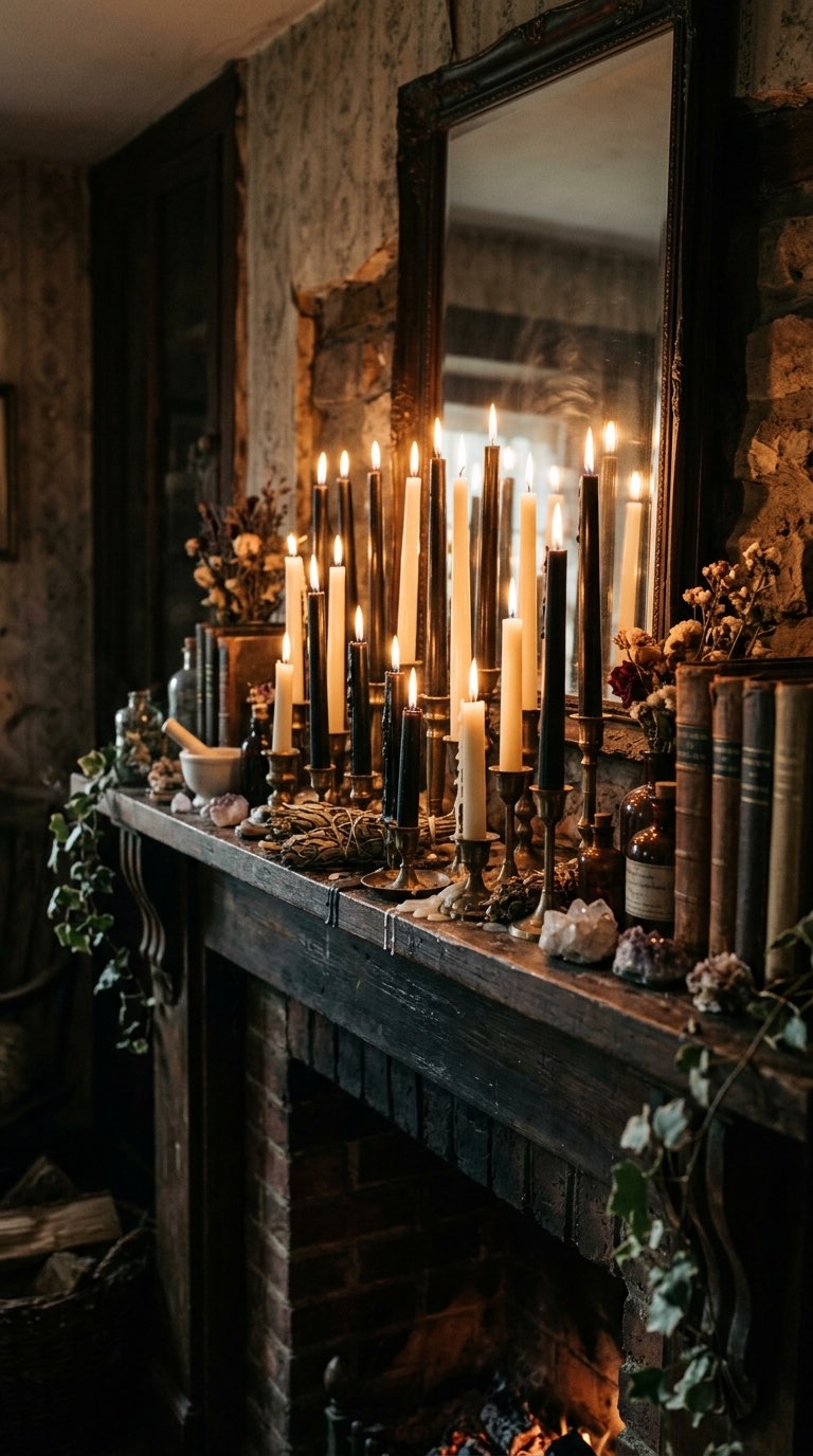 Build a Candle Cluster – witchy decor idea