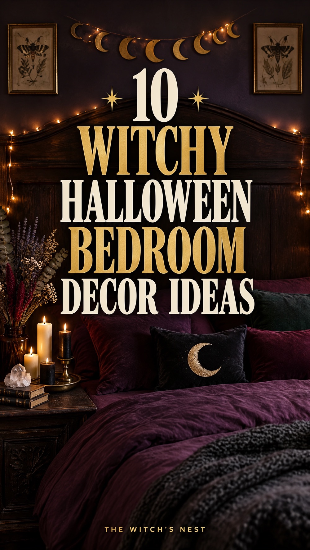 10 Witchy Halloween Bedroom Decor Ideas for a Cozy Spooky Retreat