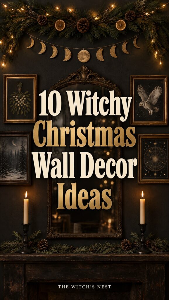 10 Witchy Christmas Wall Decor Ideas for a Magical Gallery Look