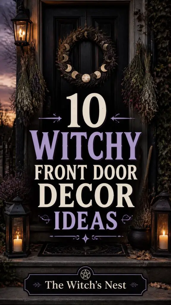 10 Witchy Front Door Decor Ideas for a Spellbinding Welcome