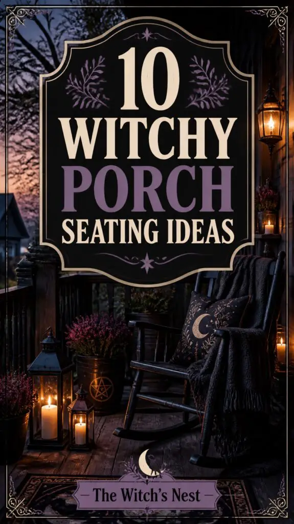 10 Witchy Porch Seating Ideas for Cozy, Moonlit Evenings