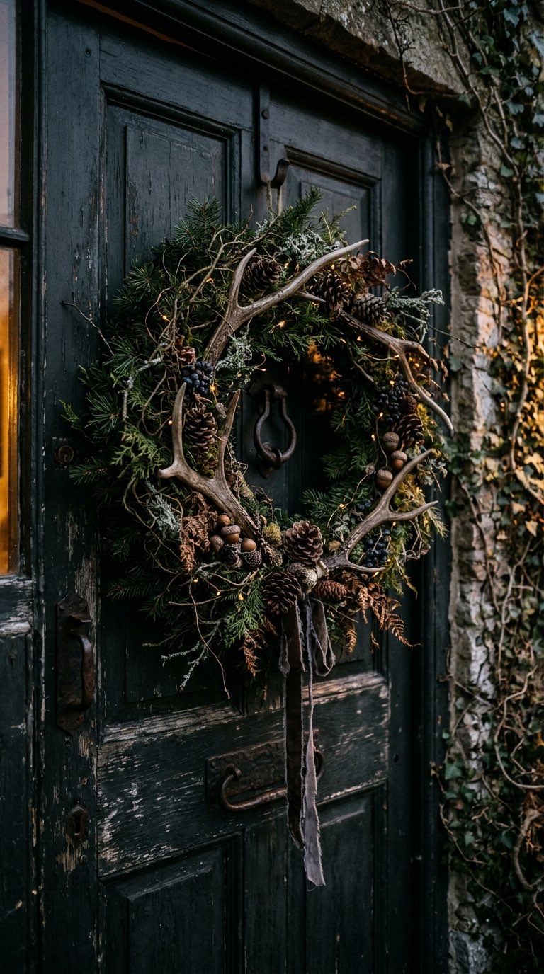 Add Pinecones and Antlers – witchy decor idea